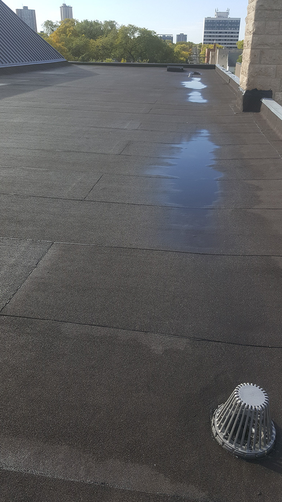 Elim Chapel commercial roofing Winnipeg completed roof