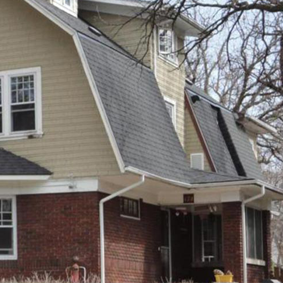 Residential roof installation in progress