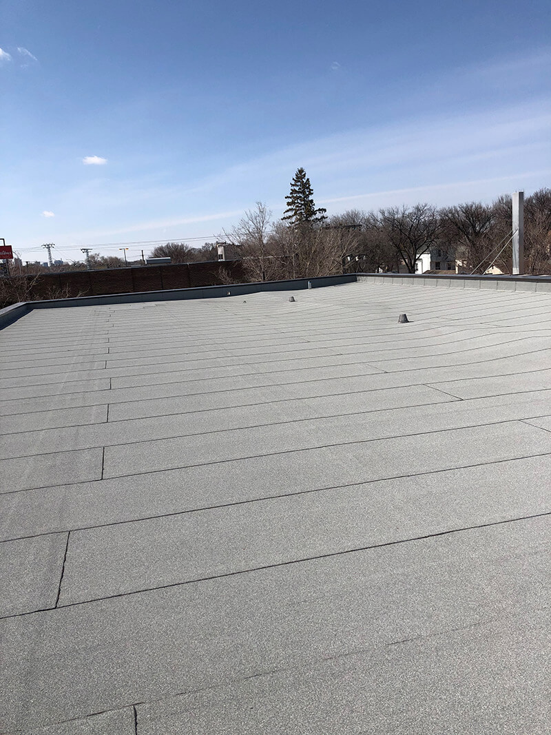 Completed Edmund Partridge roofing project